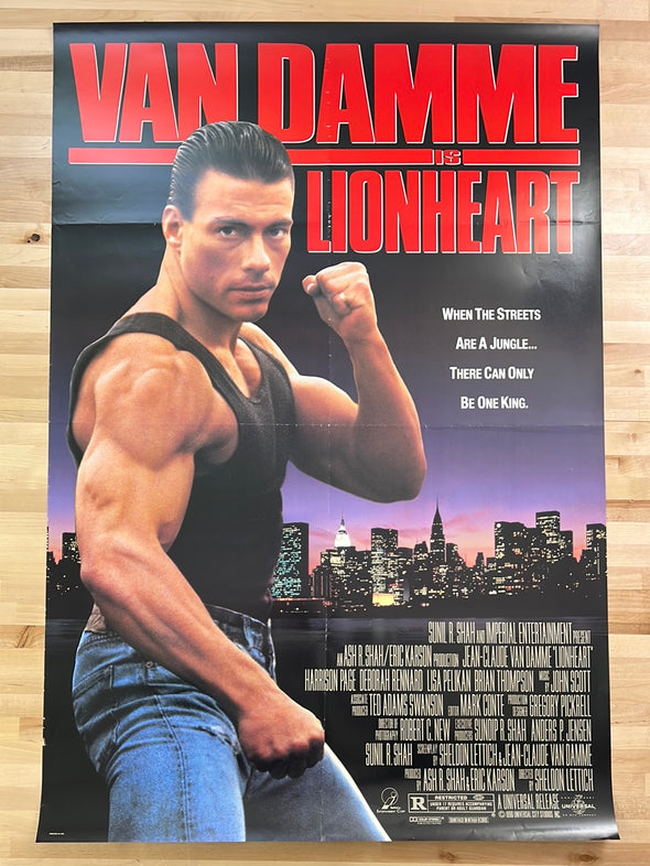 Lion Heart - 1991 movie poster original