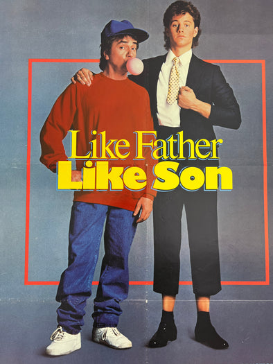 Like Father, Like Son - 1987 one sheet movie poster original 27x41