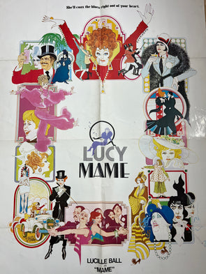 MAME - 1974 one sheet movie poster original vintage 27x41