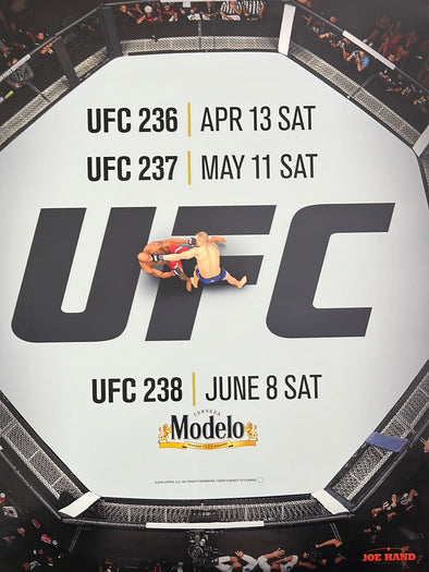UFC 236, 237 & 238 2019 Q2 Poster