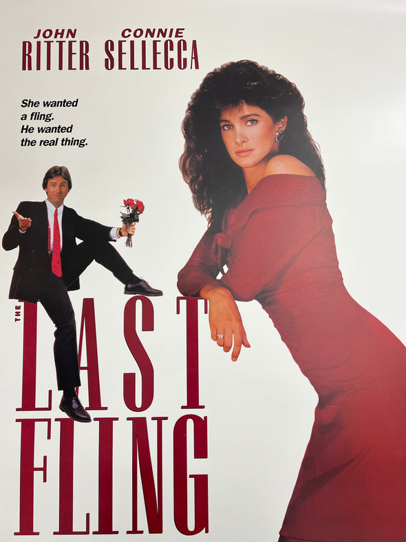 The Last Fling - 1986 video promo movie poster original 26x38