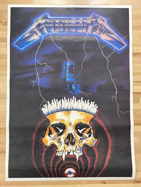 Metallica - Pushead 1989 Vintage poster Damage Justice Tour 24x34