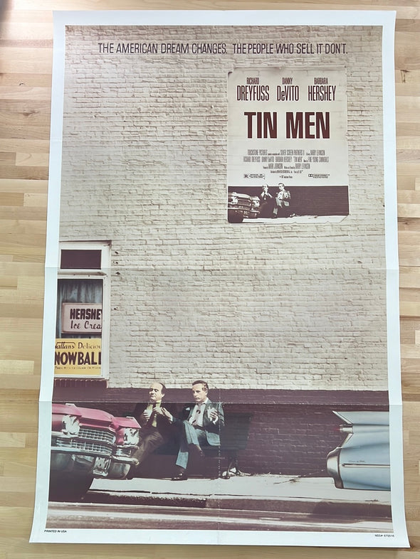 Tin Men - 1987 movie poster original vintage