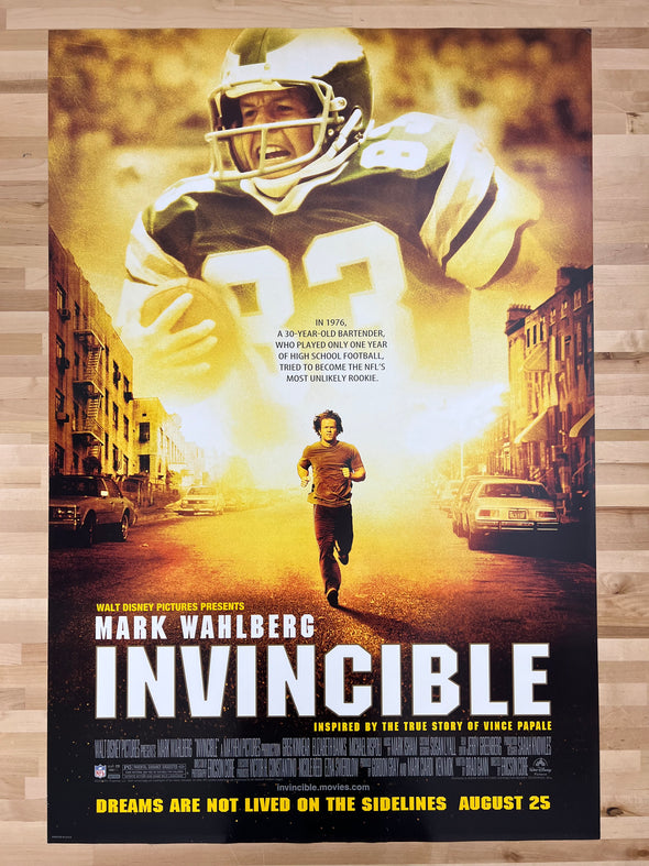 Invincible - 2006 video promo movie poster original 27x40