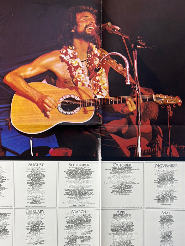 Cat Stevens - 1974 Greatest Hits Album Insert Poster Calendar