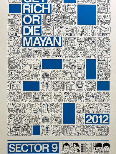 STS9 - 2012 Michael Boyer poster Mayan Riviera