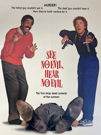 See No Evil, Hear No Evil - 1989 movie poster original