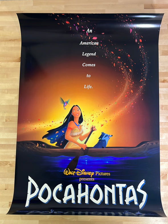 Pocahontas- 1995 movie poster original vintage