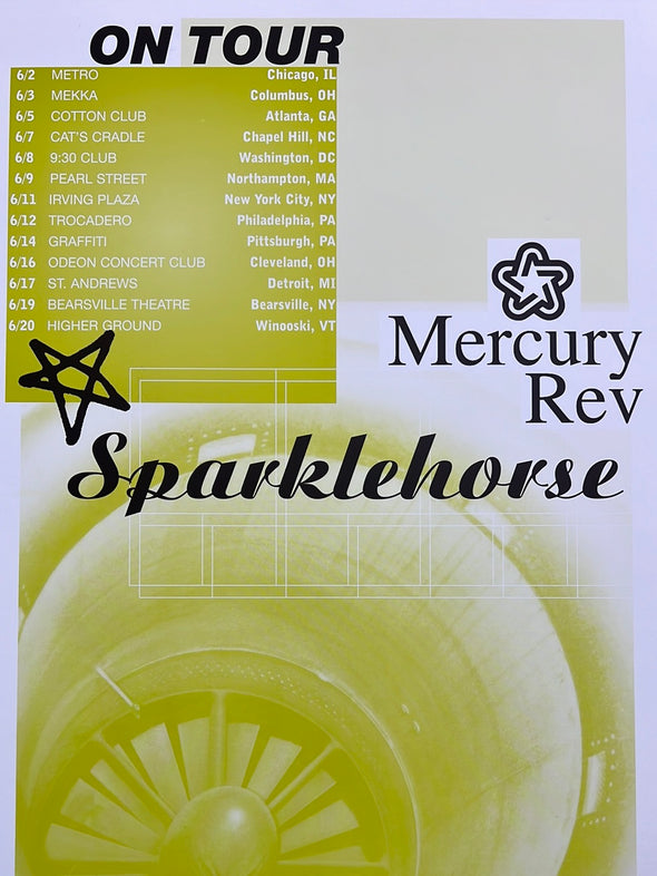 Sparklehorse / Mercury Rev - 1999 Tour poster