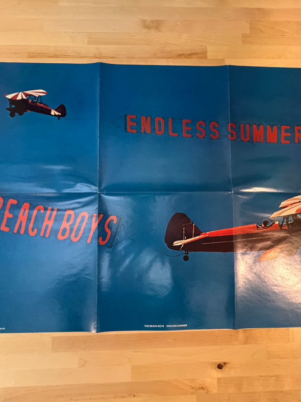 Beach Boys - 1974 Capitol Records Endless Summer original vinyl poster insert 30x20