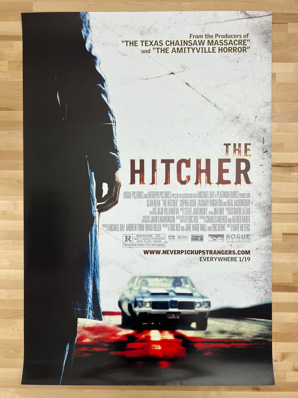 The Hitcher - 2007 video promo movie poster original 27x40