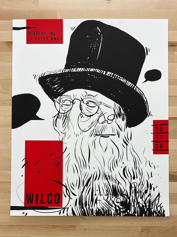 Wilco - 2016 Joris Diks poster Utrecht, The Netherlands Le Guess Who?