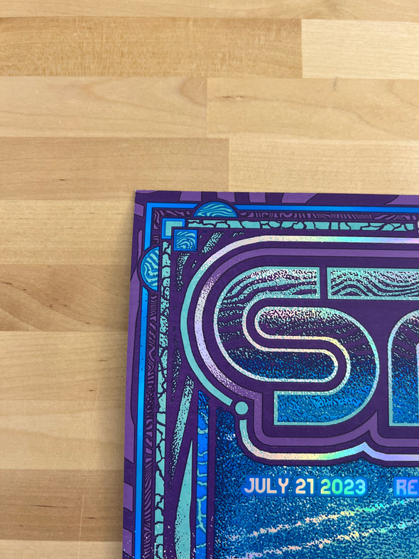 STS9 - 2023 Kory McGeehan poster Morrison, CO 7/21 Red Rocks Amphitheatre FOIL