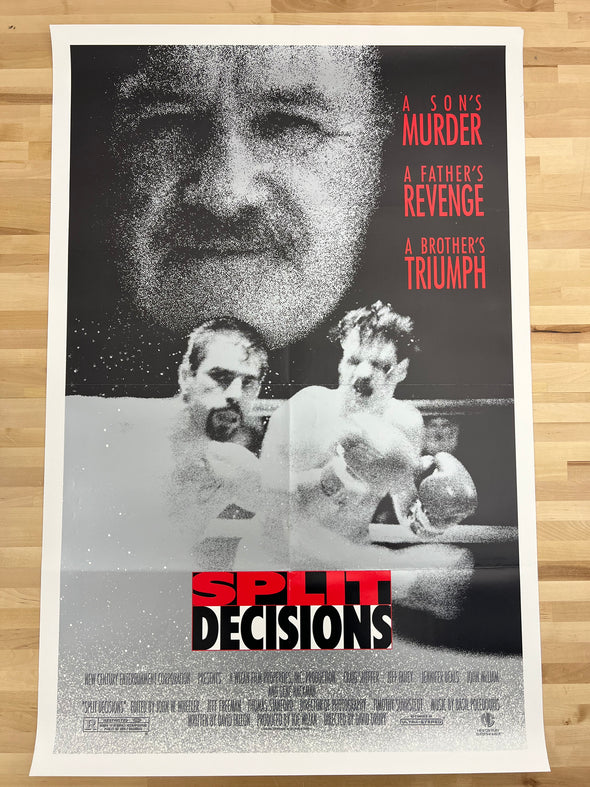 Split Decisions - 1988 one sheet movie poster original 27x41