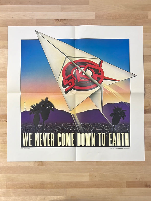 Sky - 1978 We Never Come Down To Earth Album Insert Poster