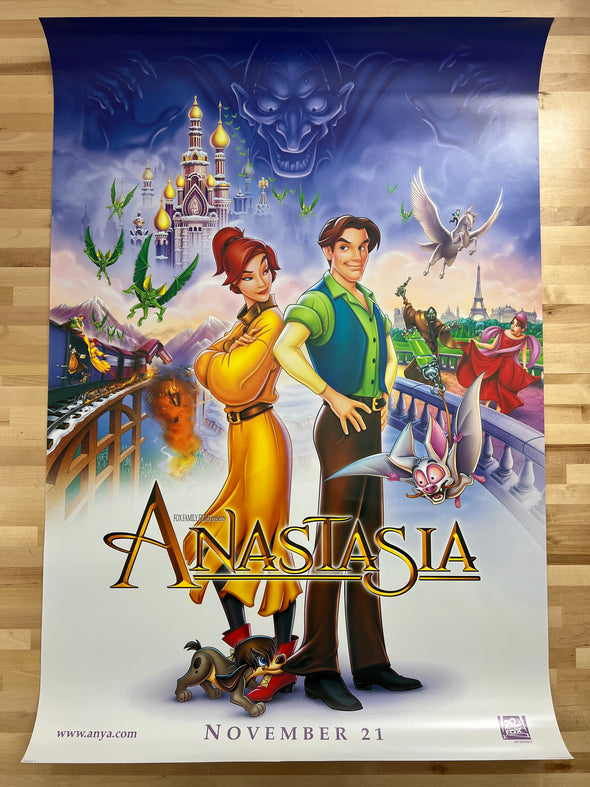 Anastasia - 1997 video promo movie poster original 27x40