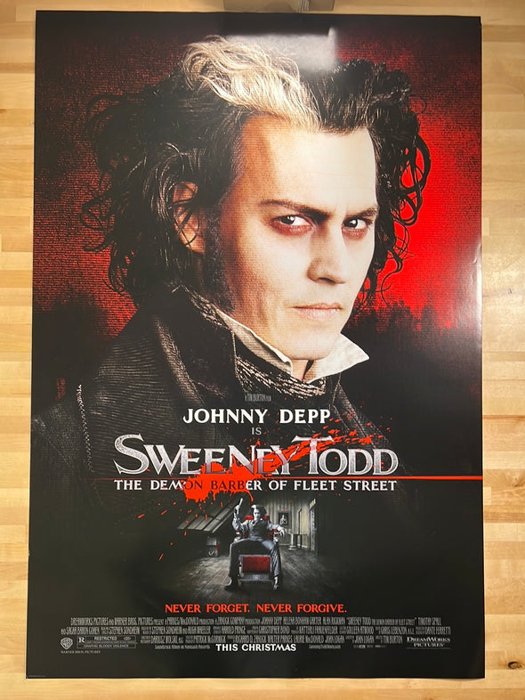 Sweeny Todd - 2007 movie poster original