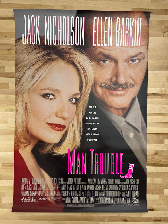 Man Trouble - 1992 video promo movie poster original