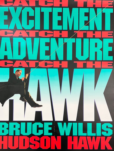 Hudson Hawk - 1991 movie poster original