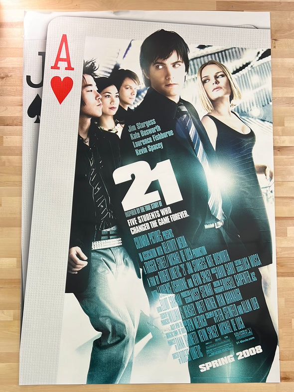21  - 2008 video promo movie poster original 27x40