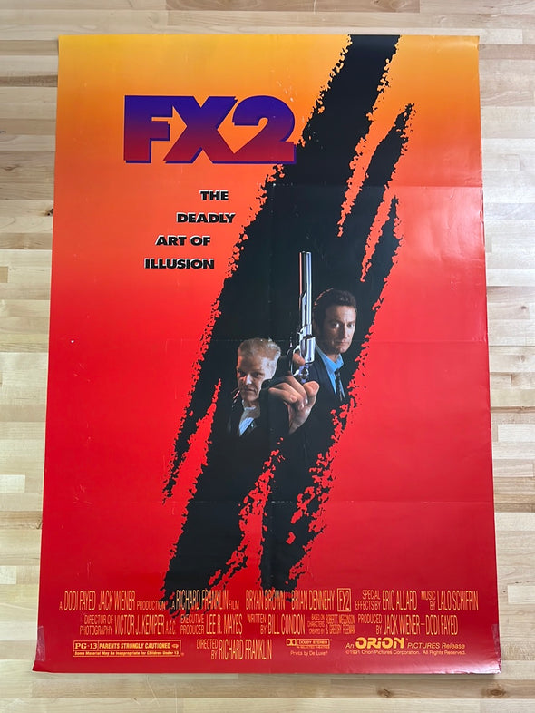 FX2 - 1991 movie poster original
