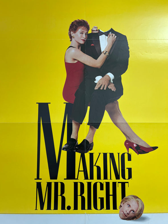 Making Mr. Right - 1987 one sheet movie poster original 27x41