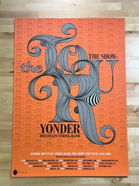 Yonder Mountain String Band - 2009 Bose Collins Fall Tour Orange Edition