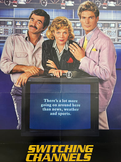 Switching Channels - 1988 one sheet movie poster original 27x40