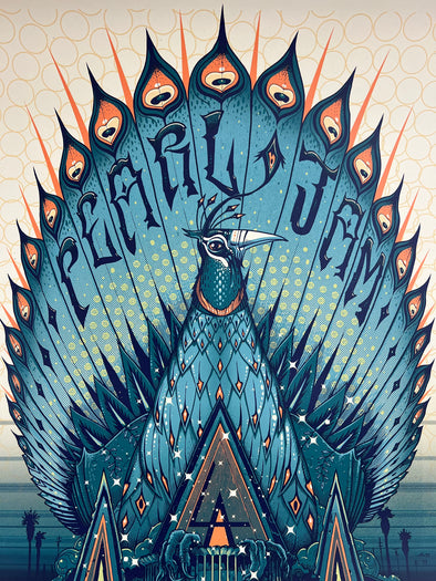 Pearl Jam - 2024 Jeff Soto poster Inglewood, CA The Forum