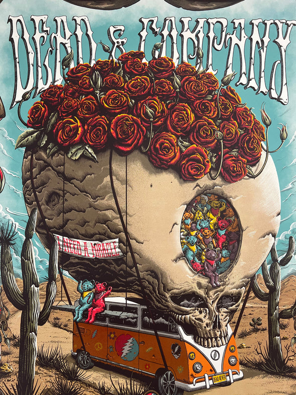 Dead & Company - 2024 Neal Williams poster Las Vegas, Nevada Sphere