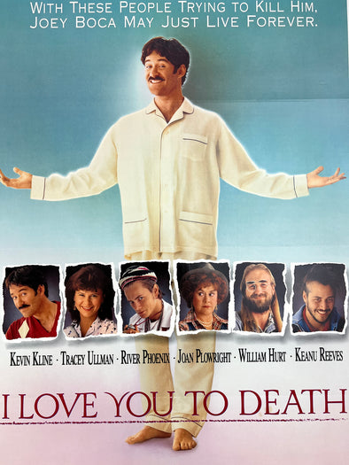 I Love You To Death - 1990 one sheet movie poster original vintage 27x41