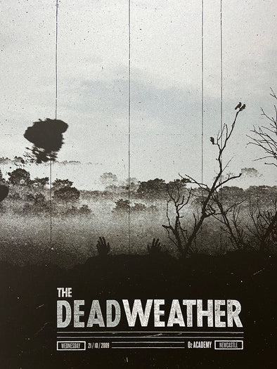 The Dead Weather - 2009 The Silent Giants poster Newcastle 02 Academy