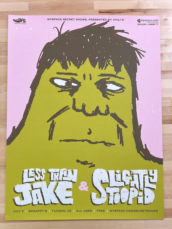 Less Than Jake / Slightly Stoopid - 2006 Poster Tucson, AZ Skrappy's