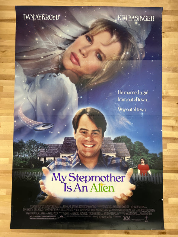 My Stepmother Is An Alien - 1988 one sheet movie poster original vintage 27x40