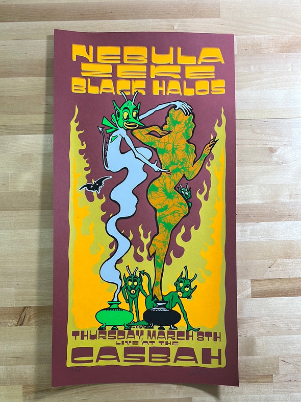 Nebula - 2001 Lindsey Kuhn poster San Diego, CA The Casbah