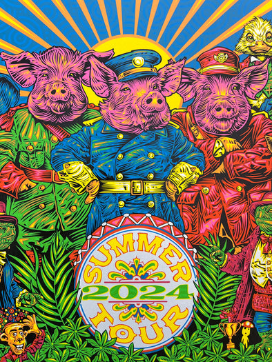 Primus - 2024 Todd Slater Summer Tour Poster AP Edition