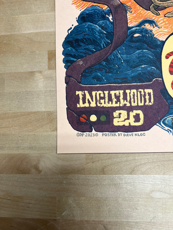 Dead & Company - 2023 Dave Kloc poster Inglewood, CA Kia Forum