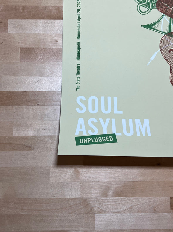 Soul Asylum - 2023 Paul Gardner Unplugged poster Minneapolis, MI The State Theatre
