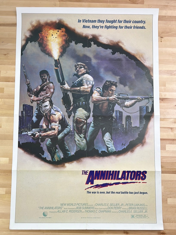 The Annihilators - 1985 movie poster original