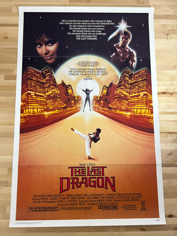 The Last Dragon - 1985 one sheet movie poster original 27x41