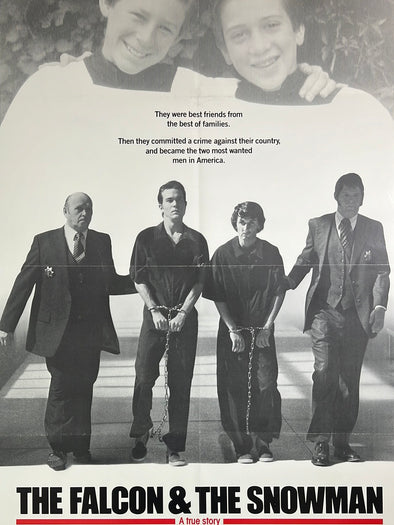 The Falcon & The Snowman - 1985 movie poster original vintage