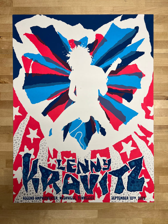 Lenny Kravitz - 2019 Moonlight Speed poster Nashville, TN Ascend