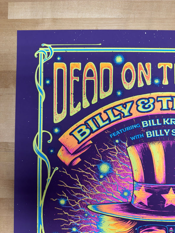 Billy & The Kids - 2021 Half Hazard poster Morrison, CO Red Rocks Amphitheatre