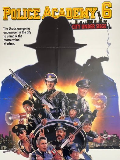 Police Academy 6 - 1989 one sheet movie poster original vintage 27x40