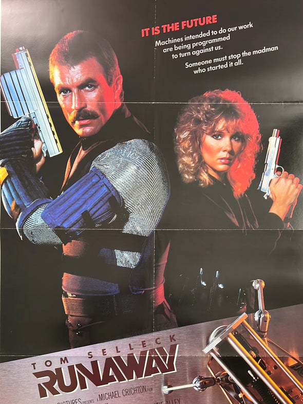 Runaway - 1984 movie poster original vintage