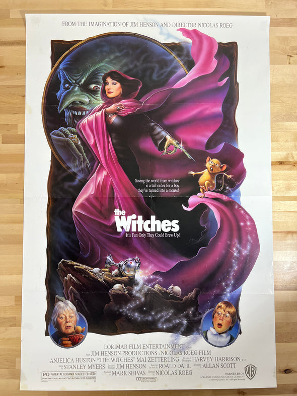 The Witches - 1990 one sheet movie poster original 27x40