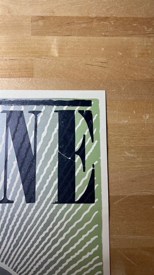 Keane - 2012 Hatch Show Print Strangeland USA Winter Tour Promo poster