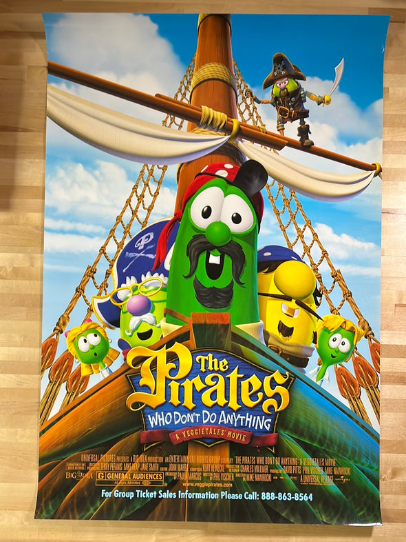 The Pirates Who Don't Do Anything: A Veggie Tale Movie - 1998 movie poster original