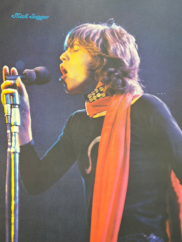 Rolling Stones, Mick Jagger - 1971 Vintage Poster