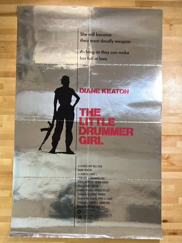 The Little Drummer Girl - 1984 movie poster original Metallic Finish